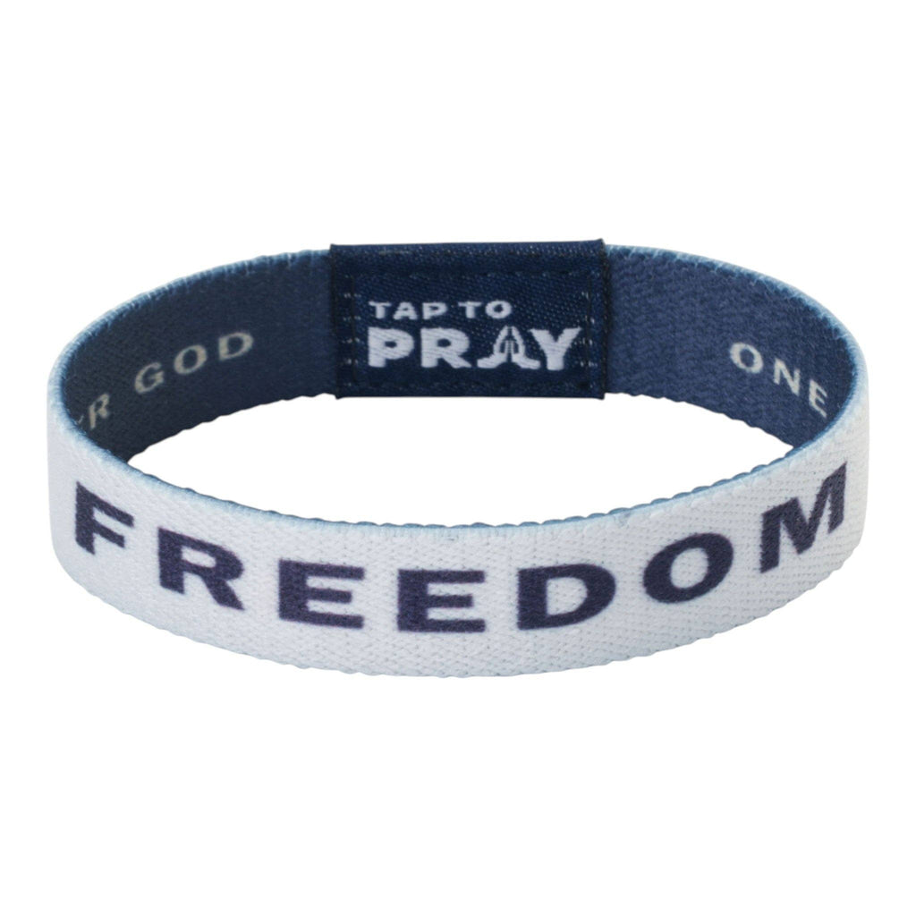 Tap To Pray® Wristband – Freedom: Large