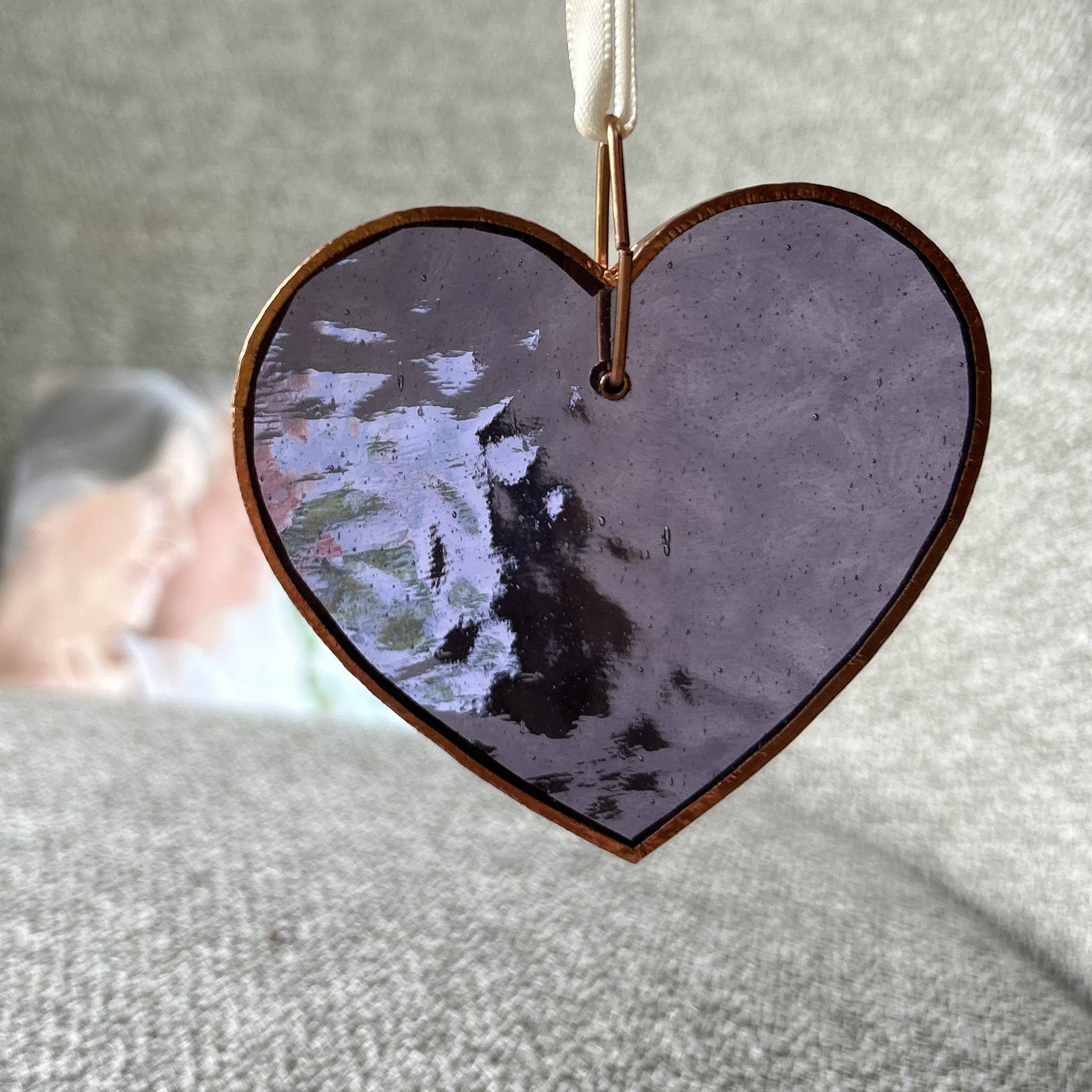 Alzheimer/Dementia Family Gift: I am Still Glass Heart 6701