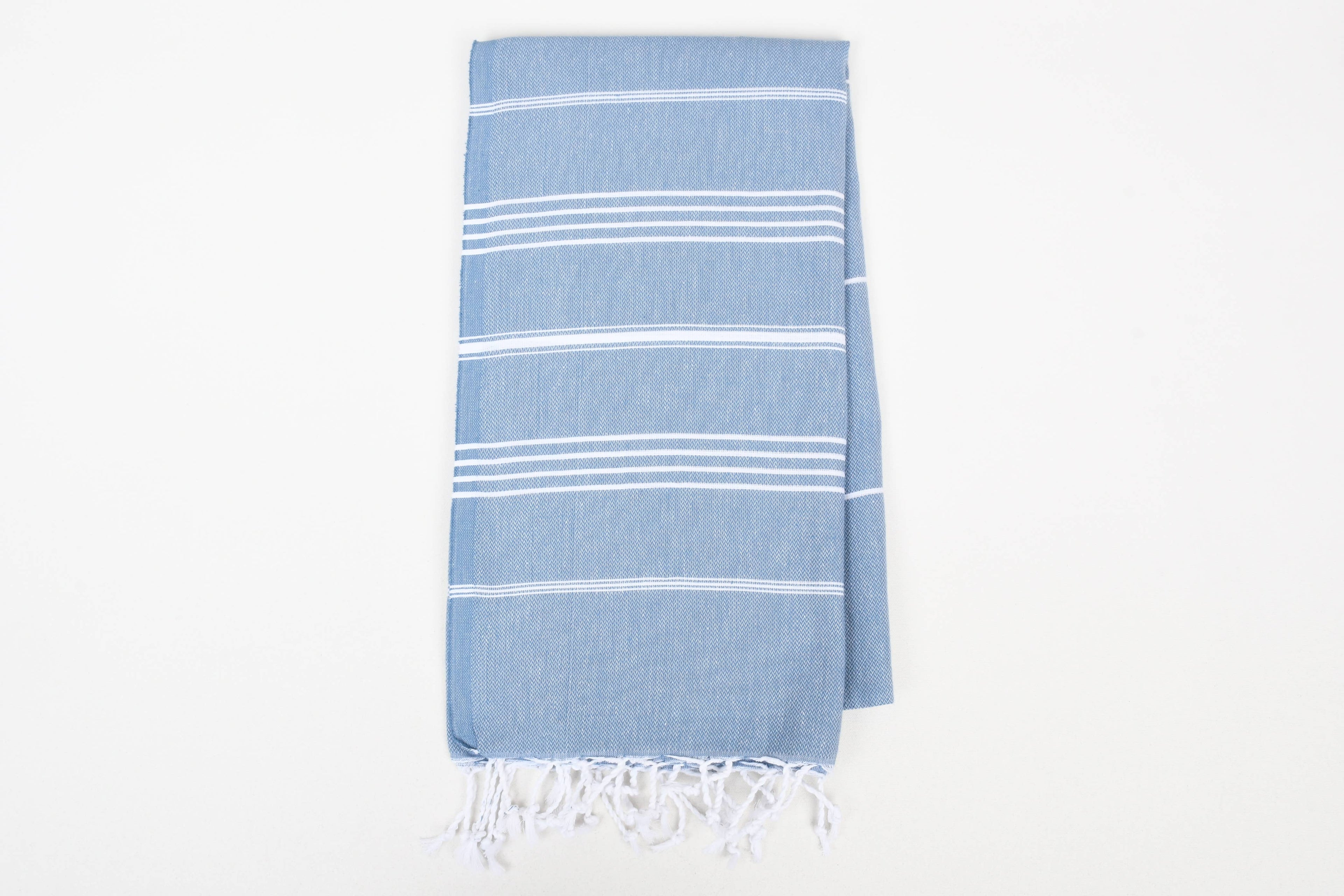 Handwoven Turkish Cotton Towel – Personalized Beach Towel: Light Gray / Beach Towel