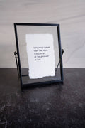 Goodness of God Hymn Lyrics Linen Print in Frame