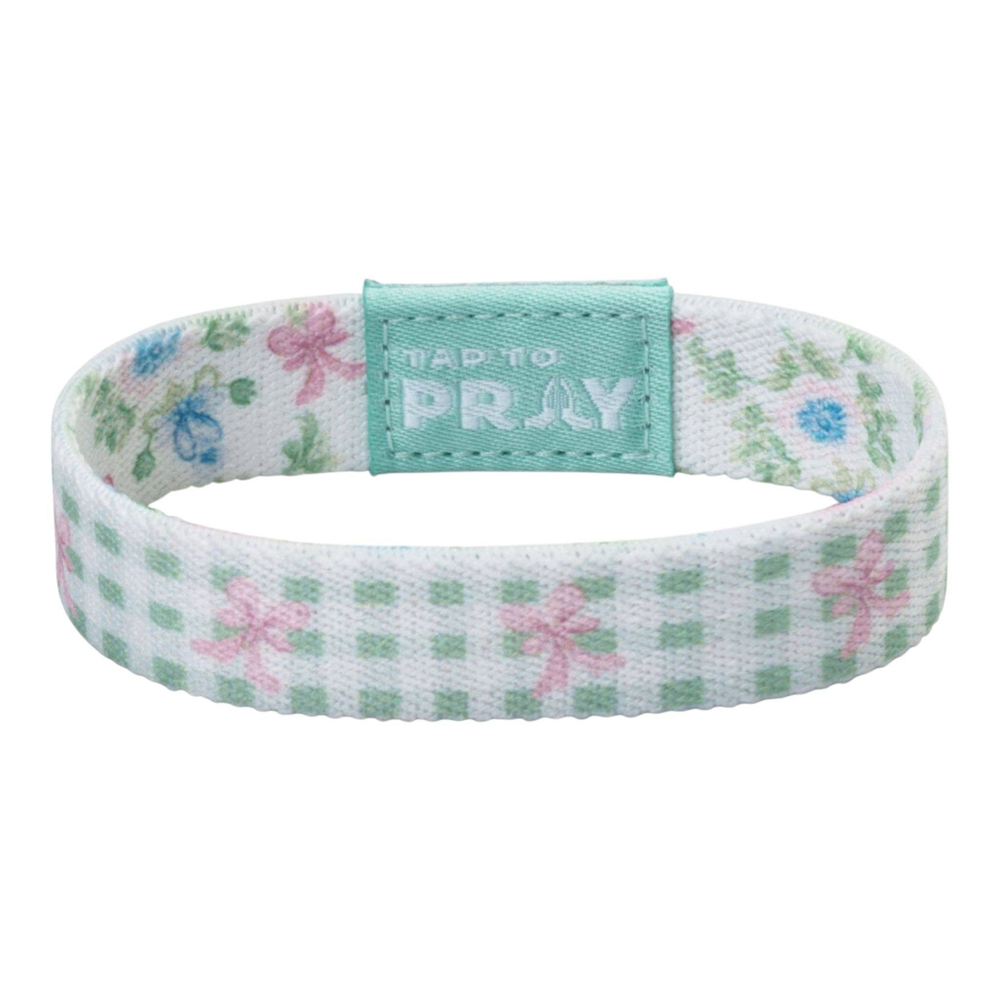 Tap To Pray® Wristband – Flower Basket: Large