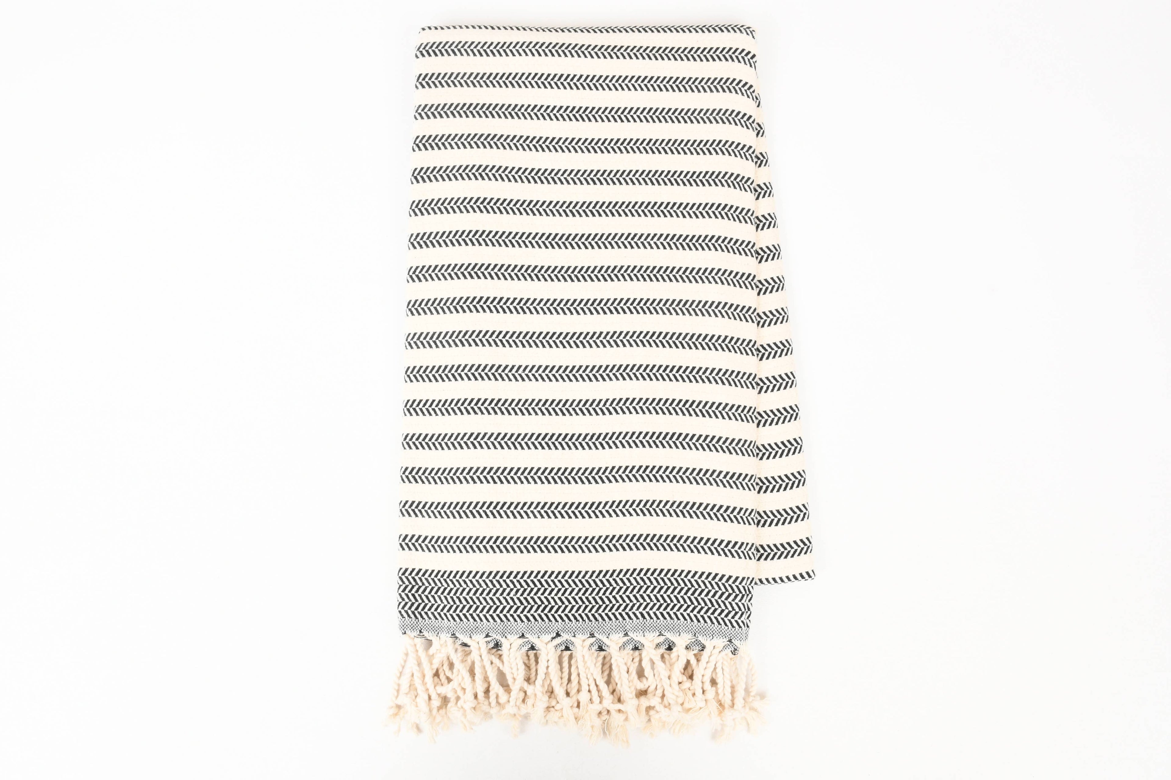 Handwoven Turkish Cotton Towel – Embroidery Beach/Hand Towel