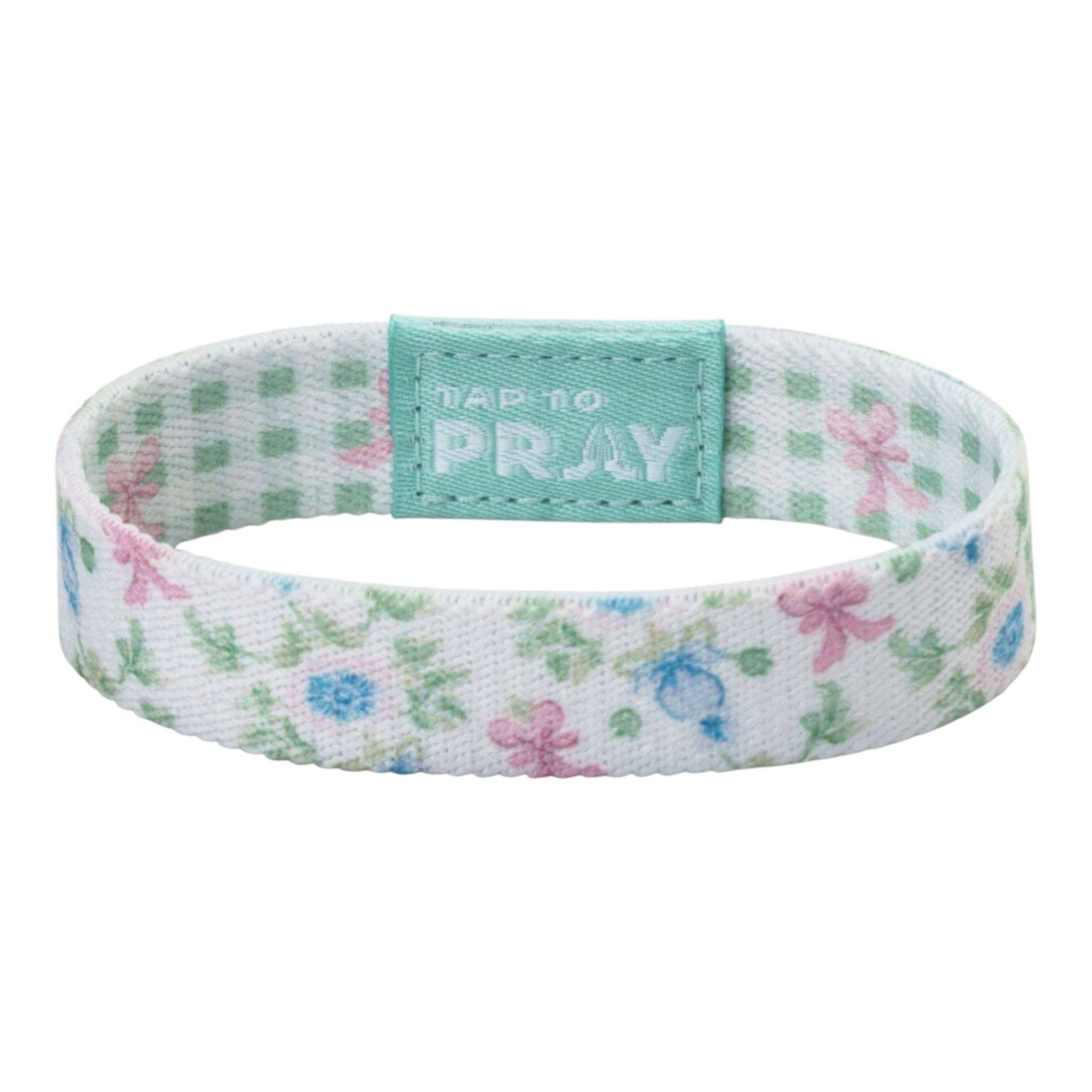 Tap To Pray® Wristband – Flower Basket: Large