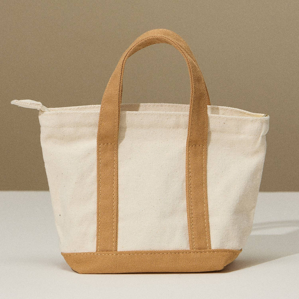 Mini Canvas Carry Bag | EcoCharm Cotton Pattern: Olive / One size / 5DG78050