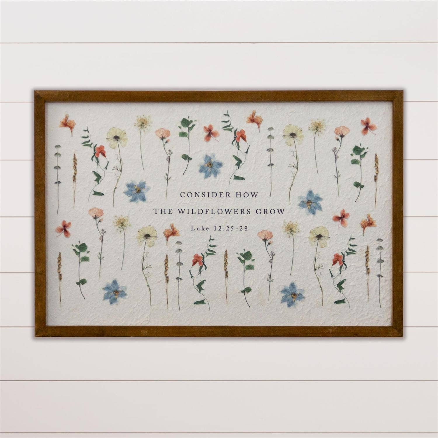 Framed Print - Consider How the Wildflowers Grow (PC)