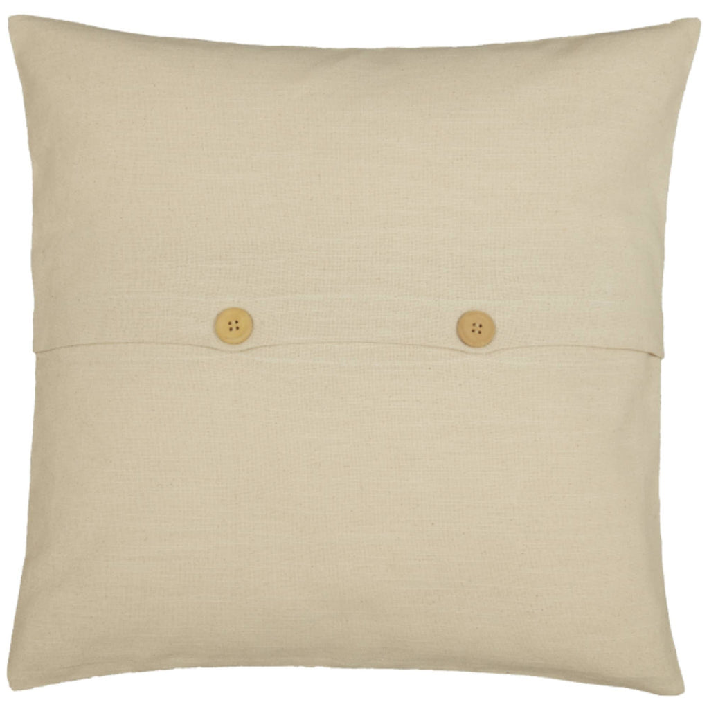 Market Place Red Flag Patch Pillow Cover 20Lx20W