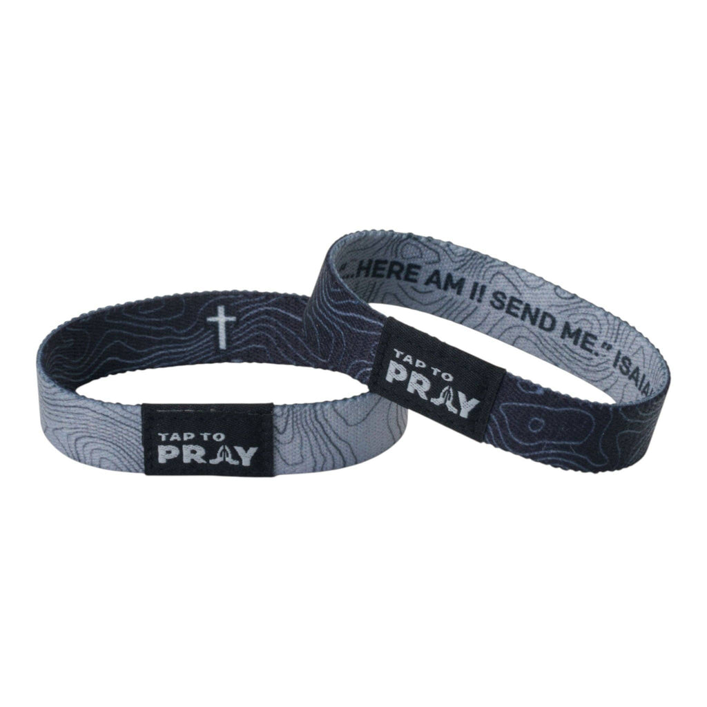 Tap To Pray® Wristband – Valor Topography: Large