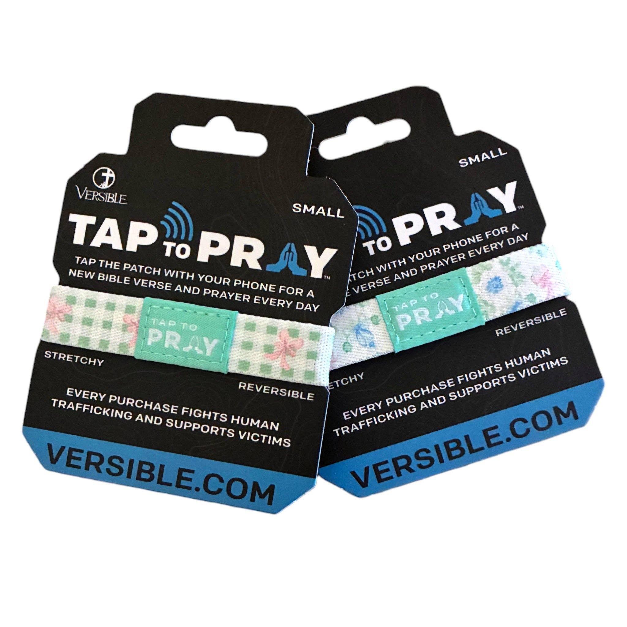 Tap To Pray® Wristband – Flower Basket: Medium