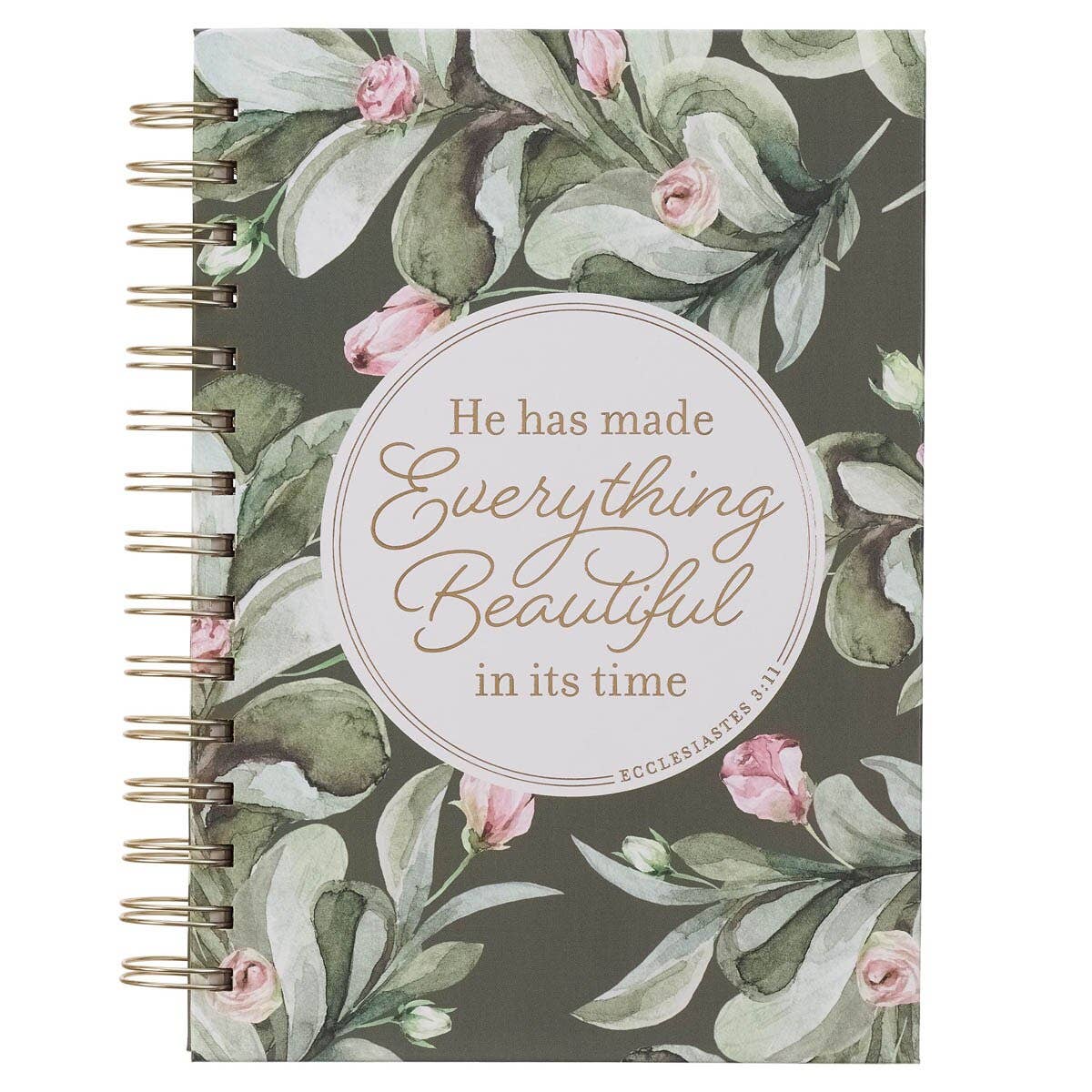 Journal Spiral-bound -  Green Everything Beautiful Ecc. 3:11