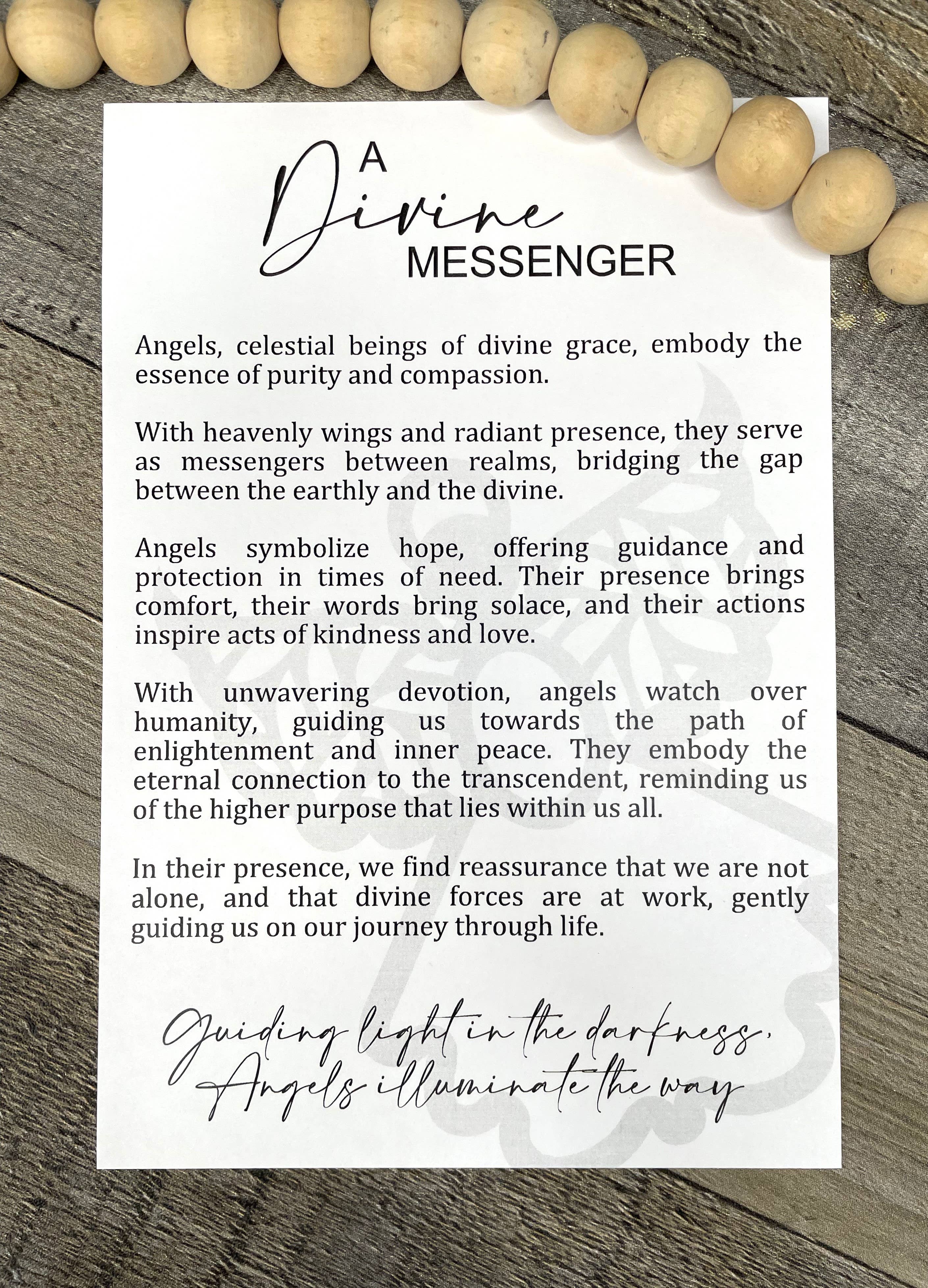 Story Ornament - Angels - A Divine Messenger