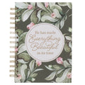 Journal Spiral-bound -  Green Everything Beautiful Ecc. 3:11