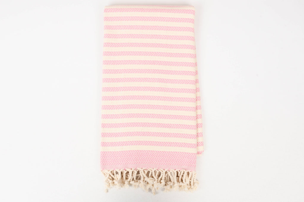 Handwoven Turkish Cotton Towel – Embroidery Beach/Hand Towel