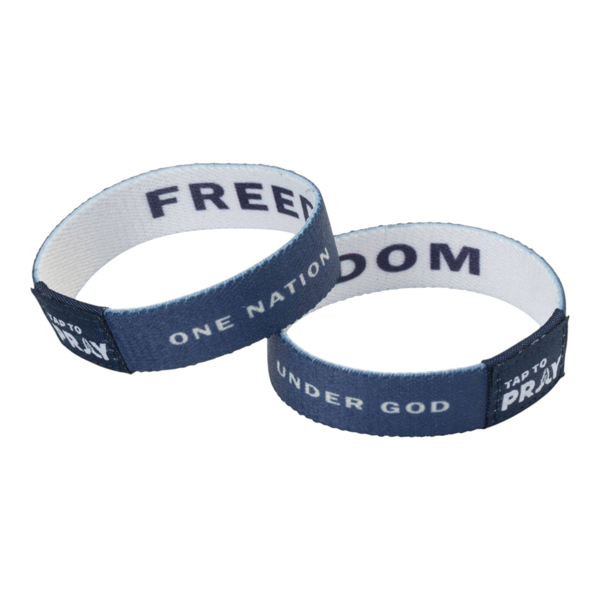 Tap To Pray® Wristband – Freedom: Large