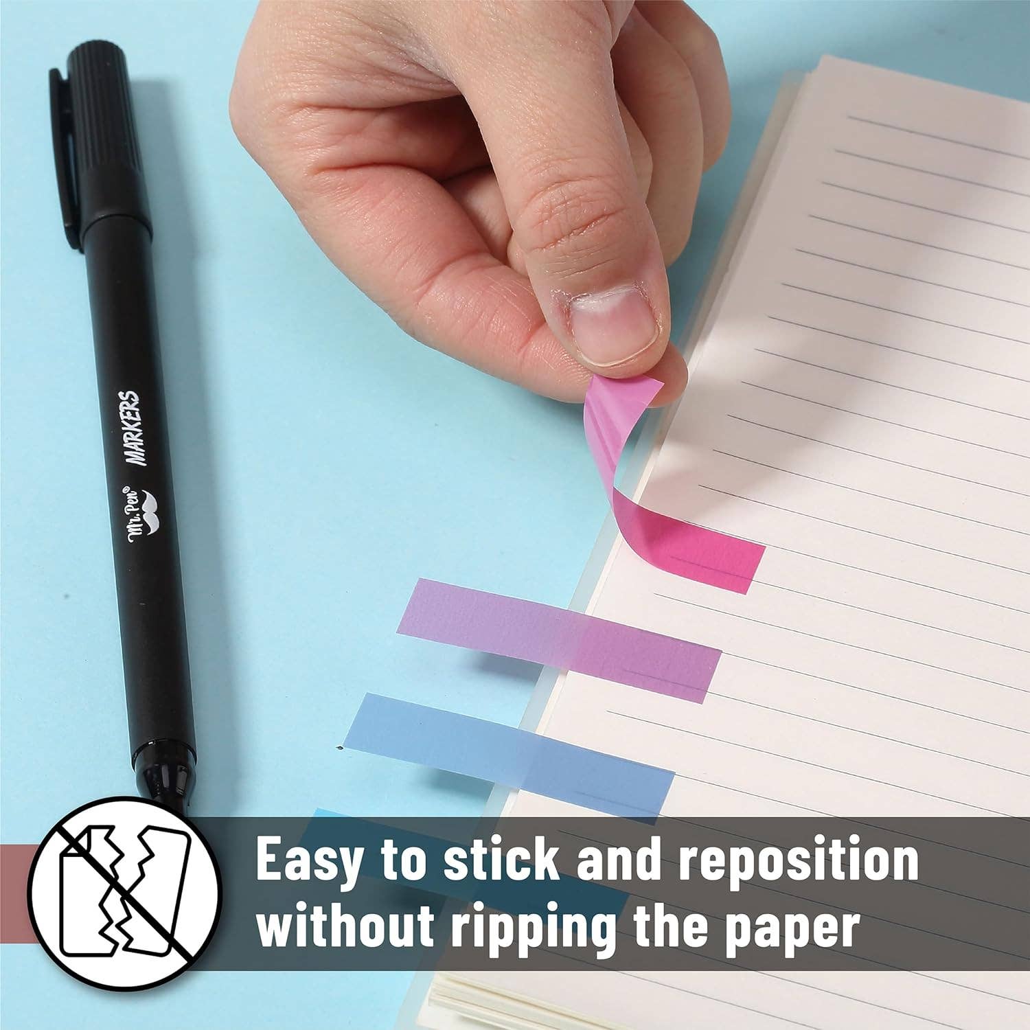 Sticky Tabs 3200 Count Transparent