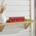Americana Land That I Love Block Sign 10" Shelf Decor
