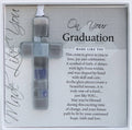 Graduation Gift: USA Handmade Mosaic Glass Cross 4492
