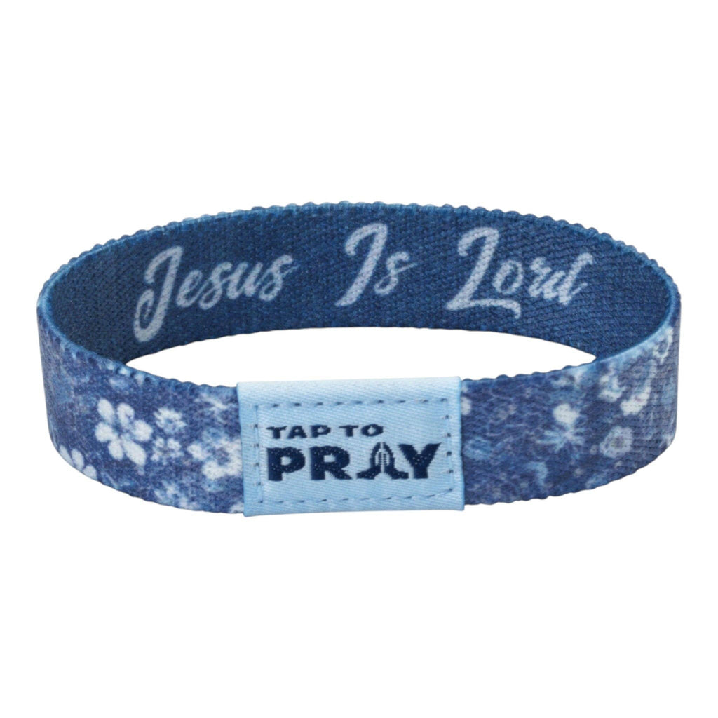 Tap To Pray® Wristband – Wildflower - Jesus Is Lord: Small