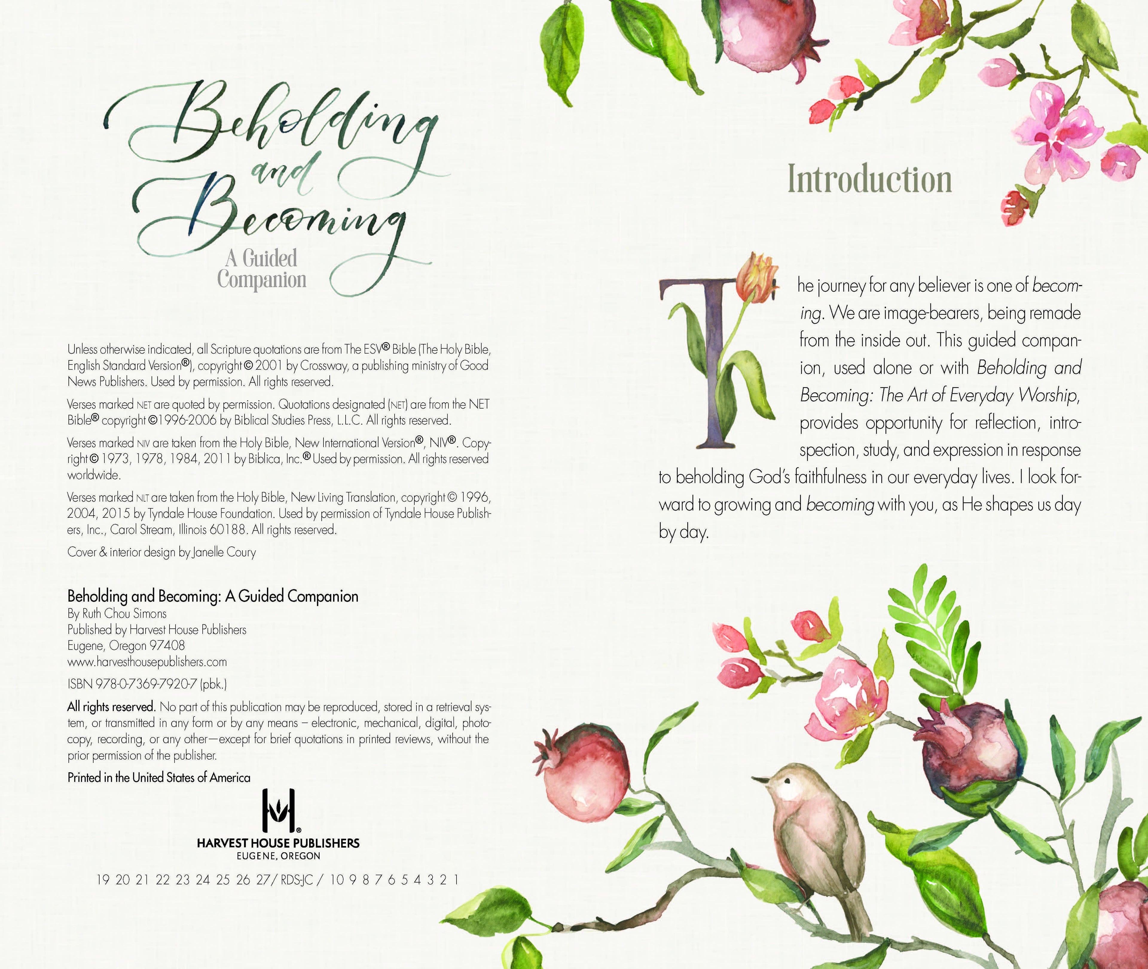 Beholding and Becoming Journal: Paperback / English