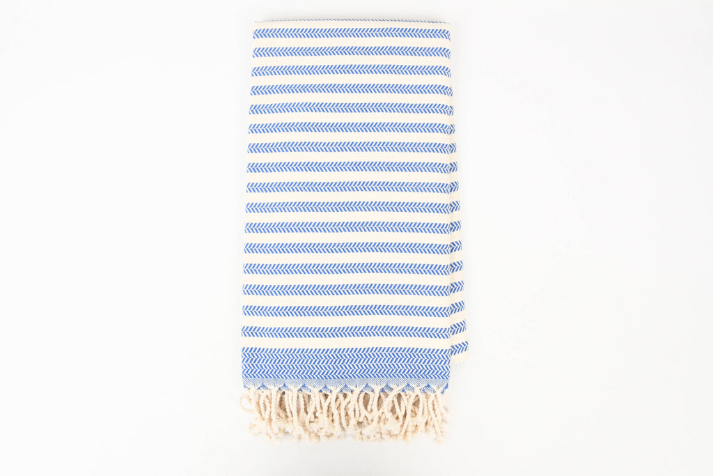 Handwoven Turkish Cotton Towel – Embroidery Beach/Hand Towel