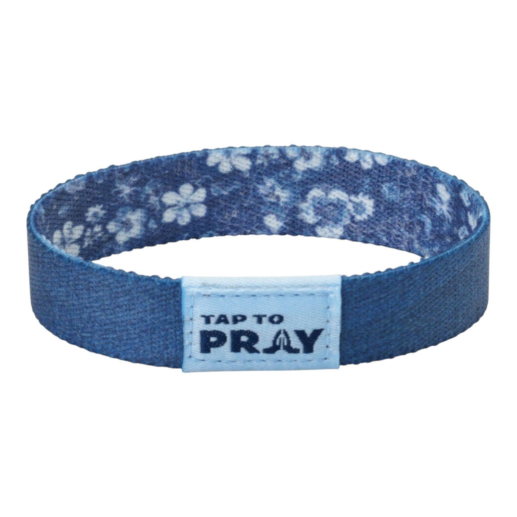 Tap To Pray® Wristband – Wildflower - Jesus Is Lord: Large