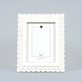 17027 - 8x10 wood SCALLOP photo frame for 5x7 pic Home Decor