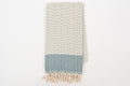 Turkish Cotton Beach Towel – Personalized Towel Gift : Petrol Blue / Beach Towel