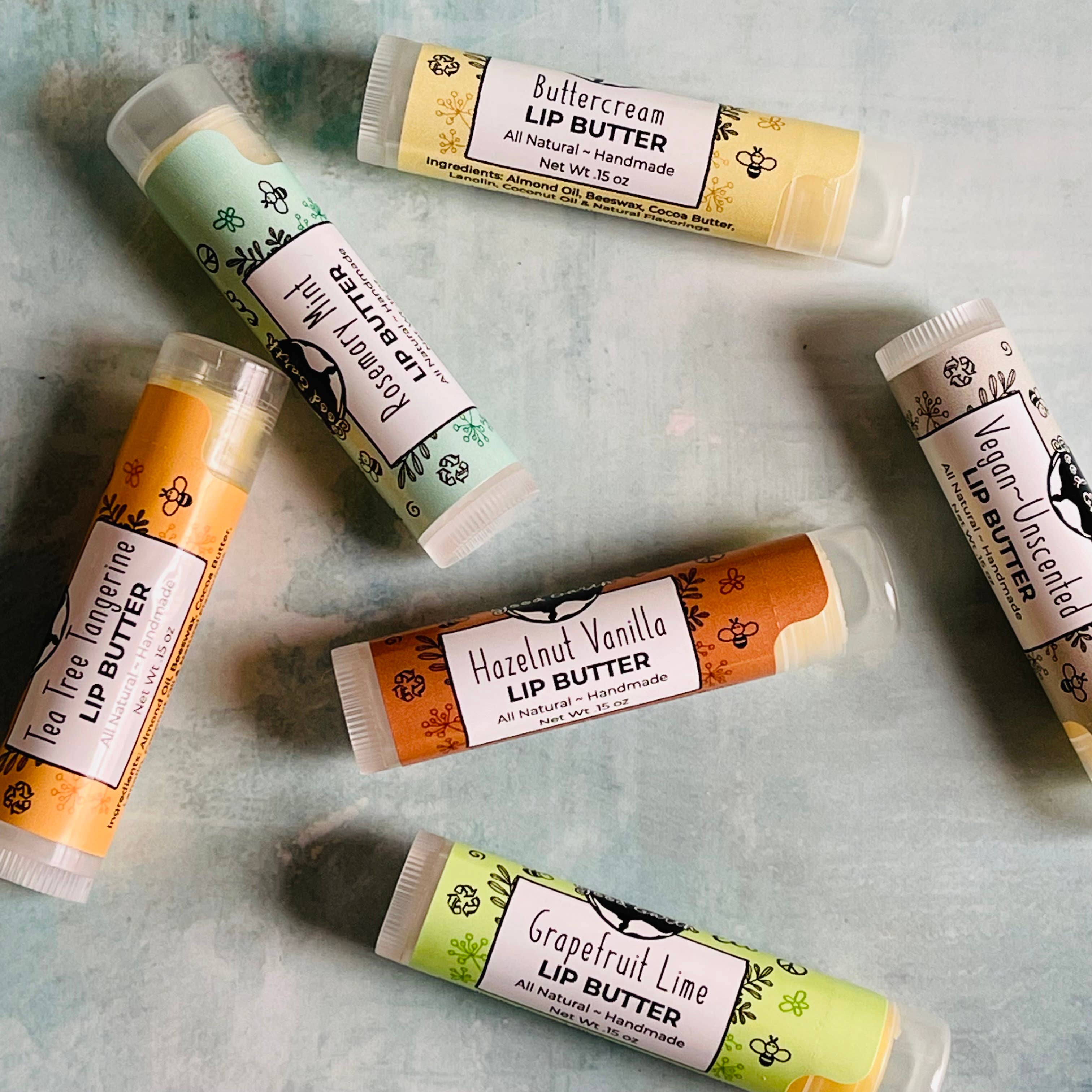 Handmade Lip Balm: Rosearmy Mint