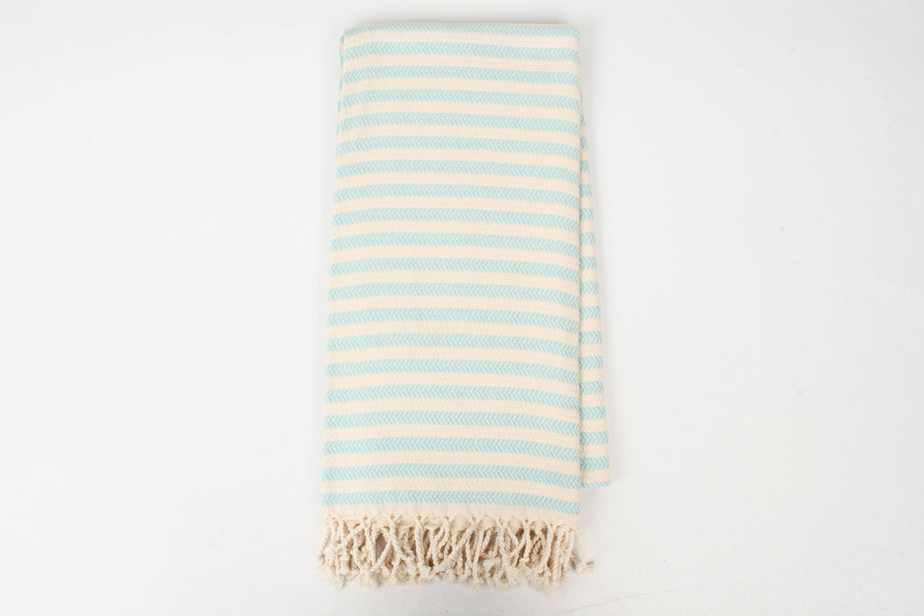 Handwoven Turkish Cotton Towel – Embroidery Beach/Hand Towel