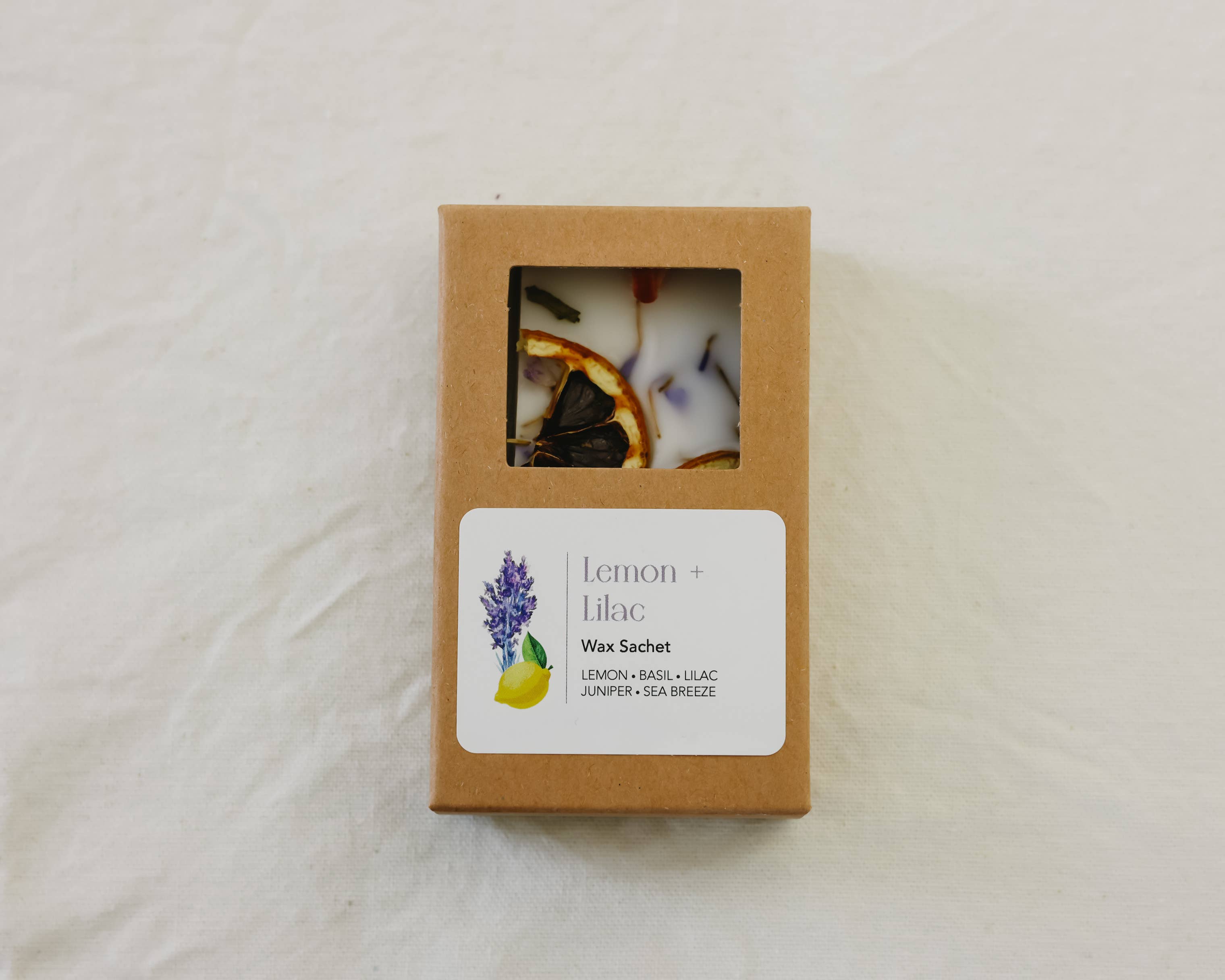 Lemon + Lilac Wax Sachet