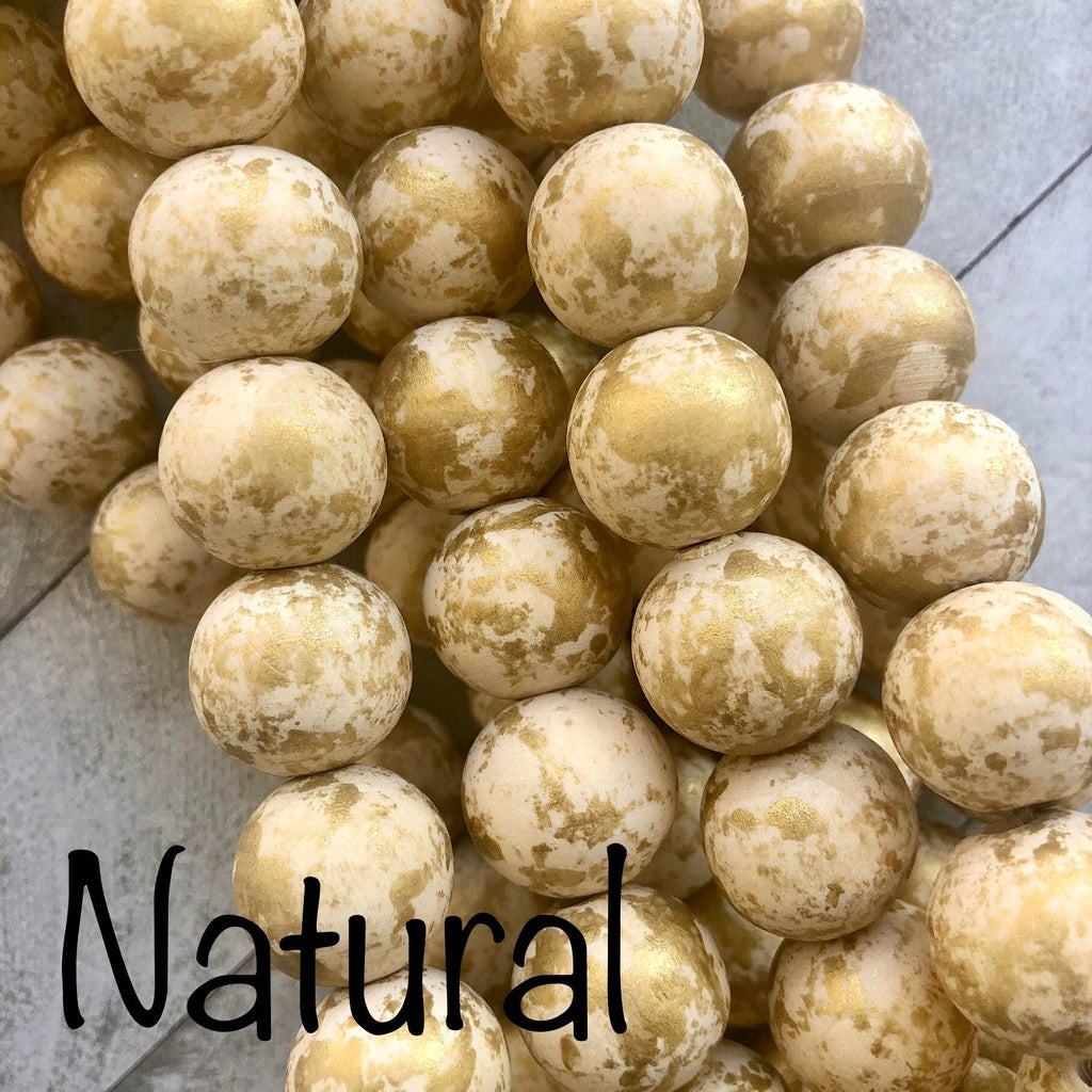 Blessing Beads With Large Heart: Duck Egg Blue