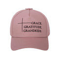 Cap Grace Gratitude Grandkids Pink: Pink, Brown / Cotton