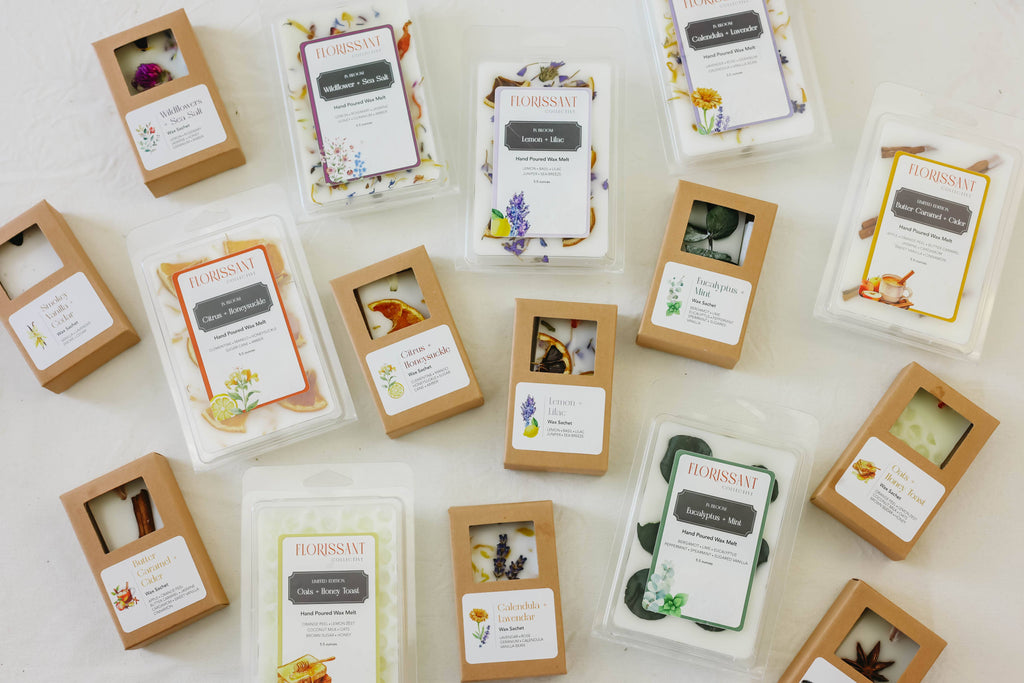 Wildflowers + Sea Salt Wax Sachet