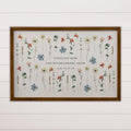 Framed Print - Consider How the Wildflowers Grow (PC)