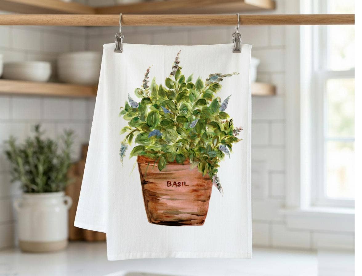 Basil Kitchen Towel