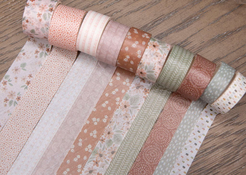 Bible Journaling Washi Tape Set - Fun Floral