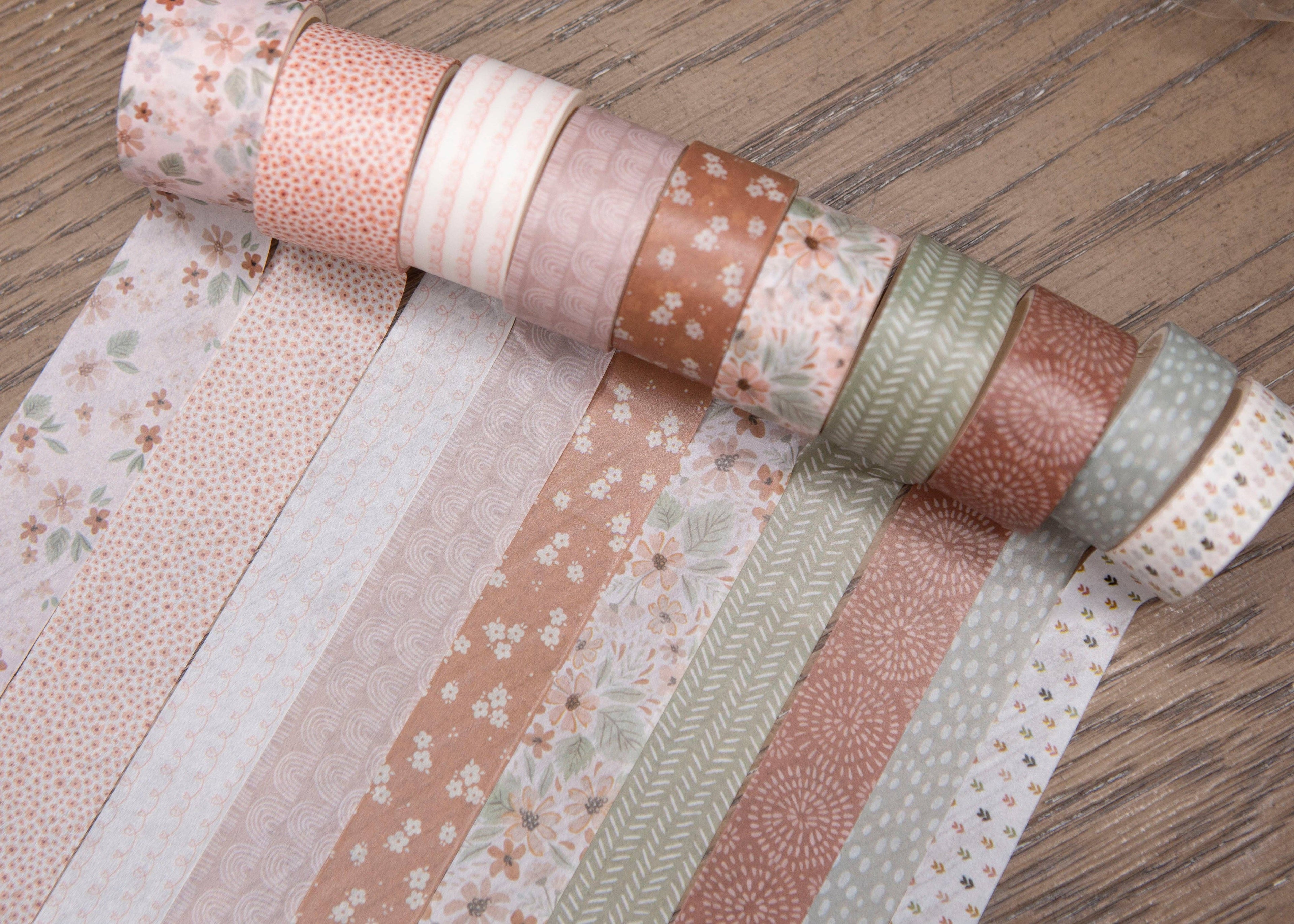 Bible Journaling Washi Tape Set - Fun Floral