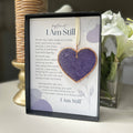 Alzheimer/Dementia Family Gift: I am Still Glass Heart 6701