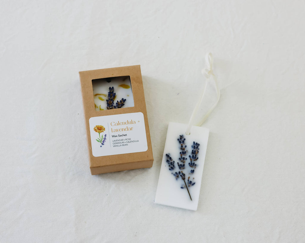 Calendula + Lavender Wax Sachet
