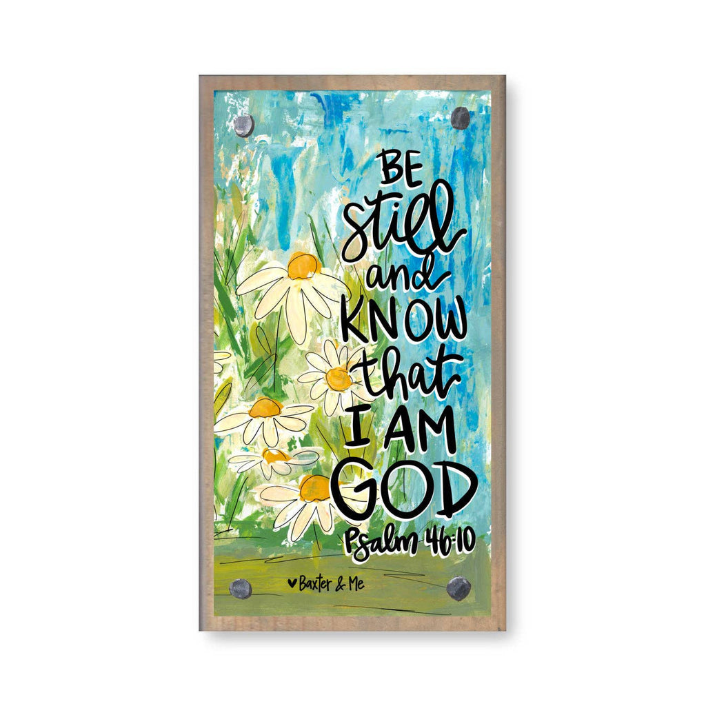Be Still Daisies Driftwood Happy Block