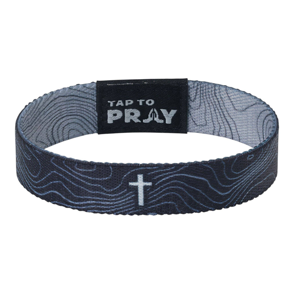Tap To Pray® Wristband – Valor Topography: Extra Large