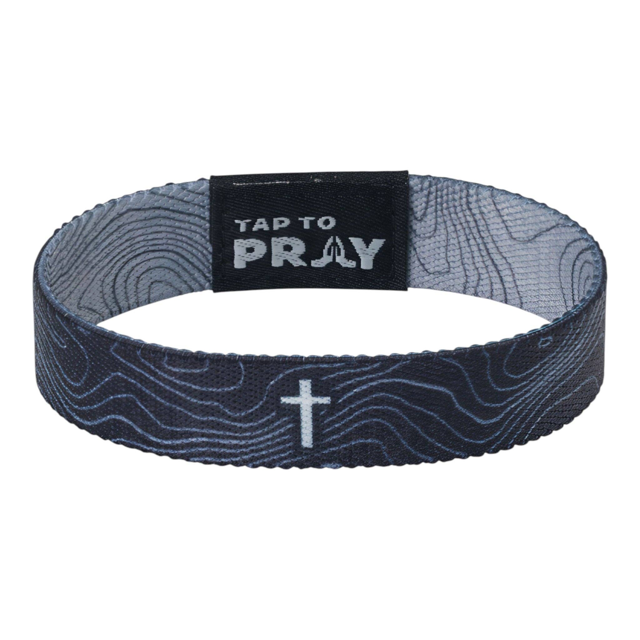 Tap To Pray® Wristband – Valor Topography: Extra Large