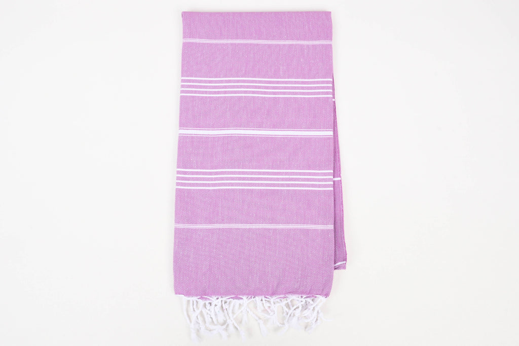 Handwoven Turkish Cotton Towel – Personalized Beach Towel: Beige / Beach Towel