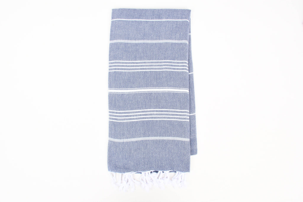Handwoven Turkish Cotton Towel – Personalized Beach Towel: Burgundy / Beach Towel