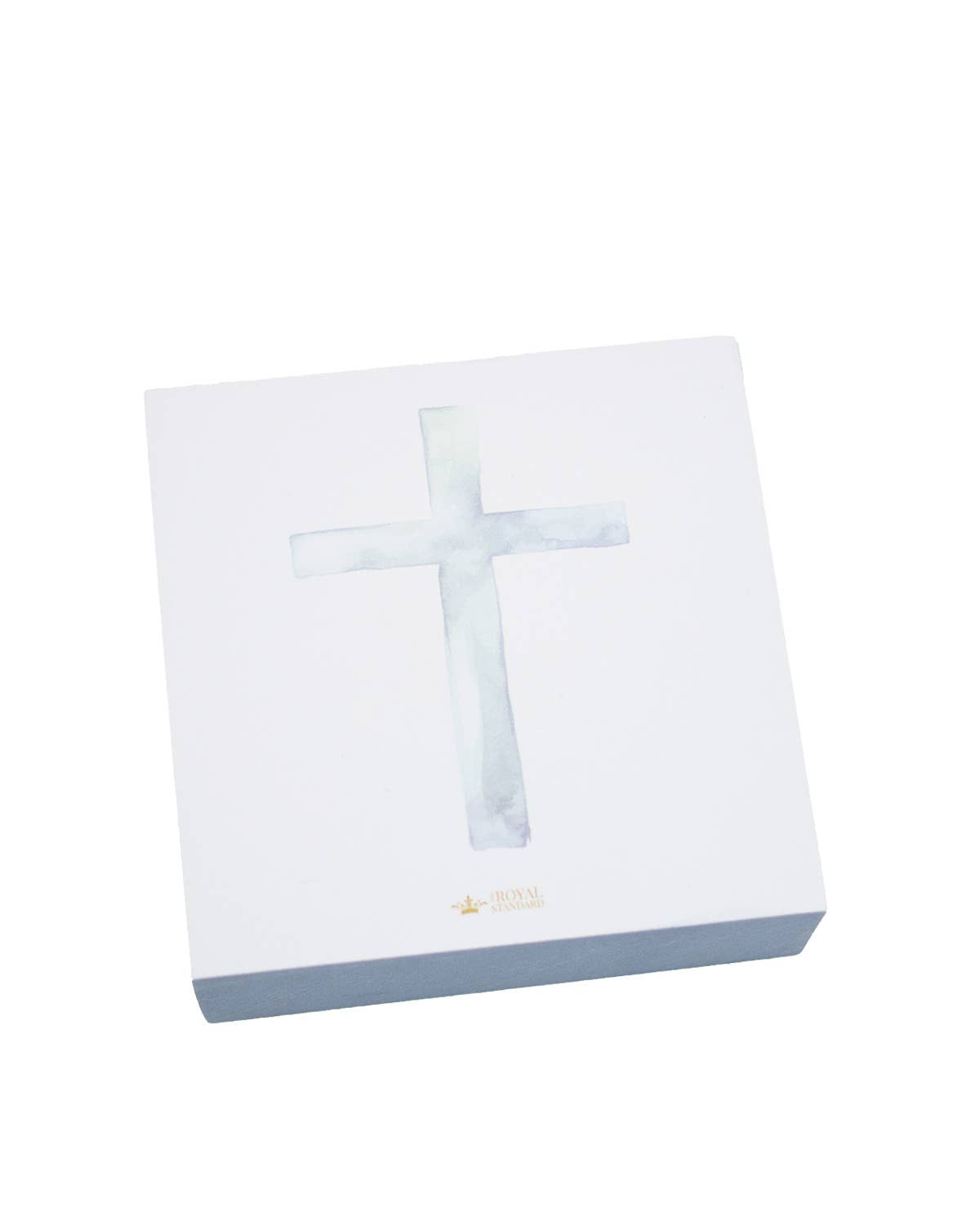 Jade Cross Sticky Note Cube   Blue/White   3x3