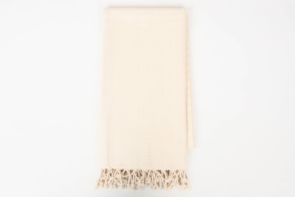 Handwoven Turkish Cotton Towel – Embroidery Beach/Hand Towel