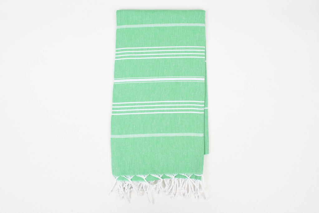 Handwoven Turkish Cotton Towel – Personalized Beach Towel: Light Gray / Beach Towel