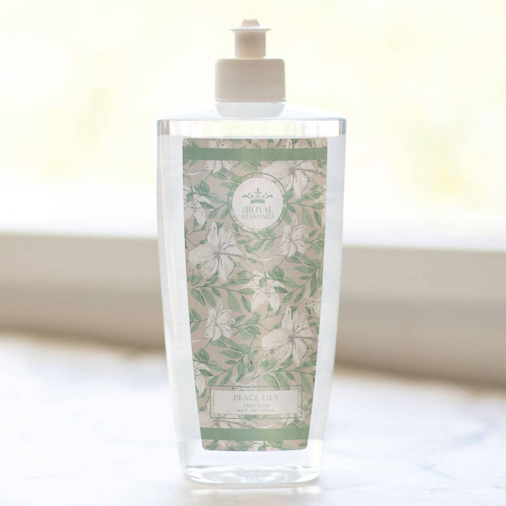 Peace Lily Dish Soap   Lemon Scented   16.9 oz