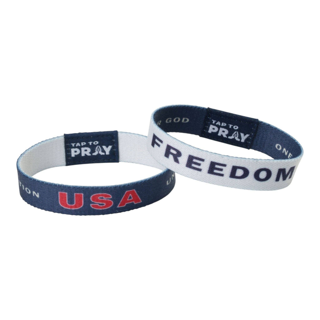 Tap To Pray® Wristband – Freedom: Large
