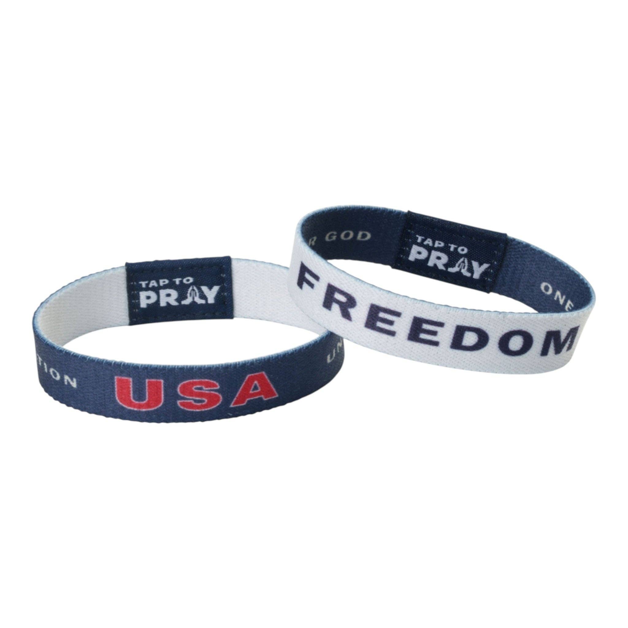 Tap To Pray® Wristband – Freedom: Large