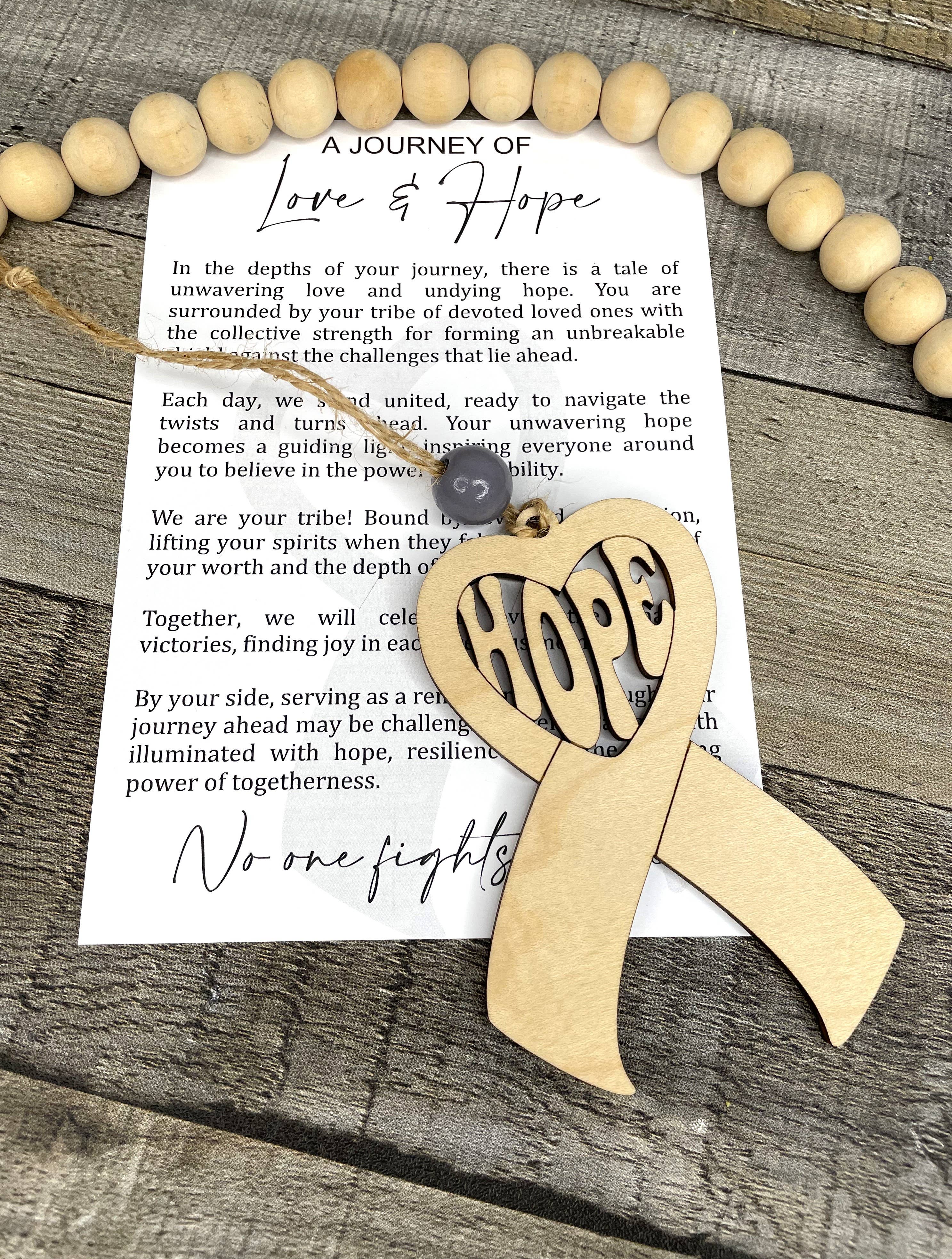 Story Ornament - Cancer - A Journey of Love & Hope